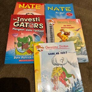 French books geronimo stilton, investigators, big nate